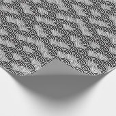 Seigaiha Japans golflengteringspatroon Cadeaupapier (Hoek)