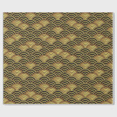 Seigaiha Japans golflengterpatroon Cadeaupapier (Vlak)