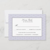 Seigaiha | Stof Lilac Japanse golf menu optie (Voorkant)