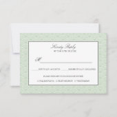 Seigaiha | Stusty Green Japans golfmenu RSVP Kaartje (Voorkant)