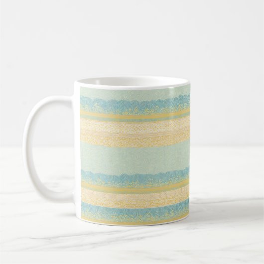 Seigaiha Wave Pattern Mug Koffiemok (Links)