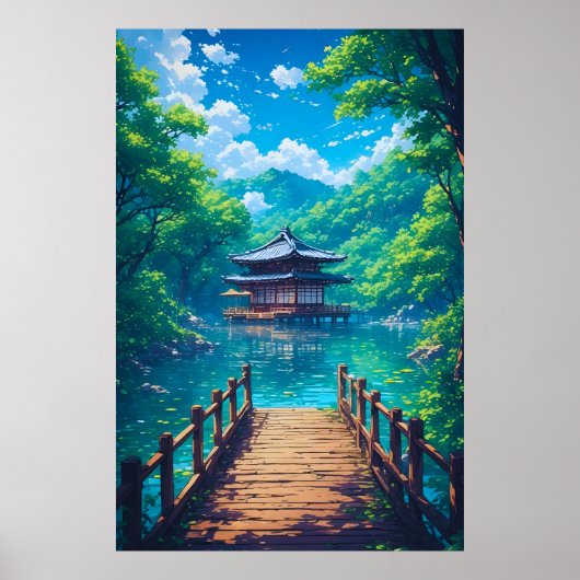 (Seijaku no Kohan) -  Lakeside Serenity Poster (Voorkant)