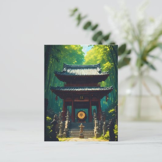"Seijaku no Mon" – Poort van Tranquiliteit Briefkaart (Staand voorkant)