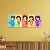 Seijin no Hi Kimono Girls Canvas (Insitu (Woonkamer))