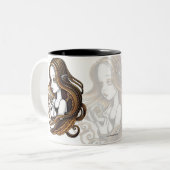 "Seika" Amber Roos Crystal Ball Angel Mok (Voorkant links)