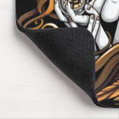 "Seika" Amber Roos Crystal Ball Angel Mousepad Muismat (Hoek)