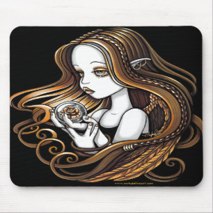"Seika" Amber Roos Crystal Ball Angel Mousepad Muismat