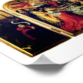 Seilern Triptych (door Robert Campin) Poster (Hoek)