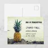 Sein eine Ananas Briefkaart (Voorkant / Achterkant)