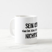 Sein oder Nichtsein Mok (Voorkant links)