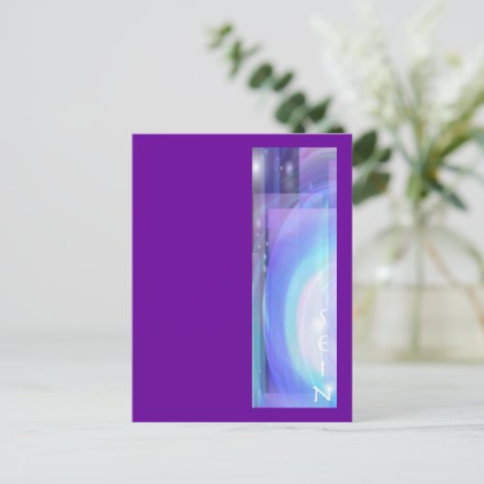 "sein" Postkarte Briefkaart (Staand voorkant)