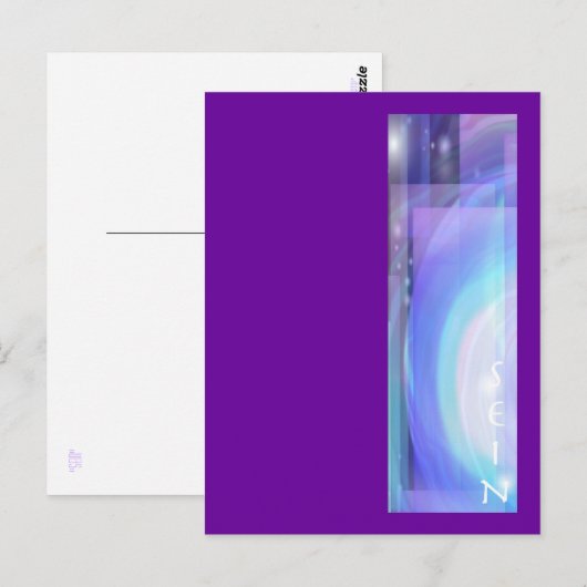 "sein" Postkarte Briefkaart (Voorkant / Achterkant)