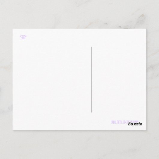 "sein" Postkarte Briefkaart (Achterkant)