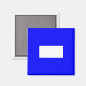 Sein Vlag Letter P (Papa) Magneet (Voorkant / Achterkant)