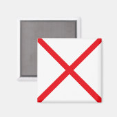 Sein Vlag Letter V (Victor) Magneet (Voorkant / Achterkant)
