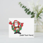 Seinde de Uitnodiging van de Kerstman, [voeg hier (Staand voorkant)