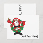 Seinde de Uitnodiging van de Kerstman, [voeg hier (Voorkant / Achterkant)