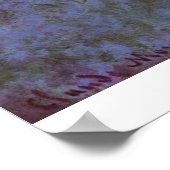 Seine arm bij Giverny door Claude Monet Poster (Hoek)