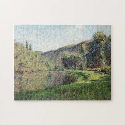 Seine-arm in Jeufosse vanmiddag Monet Fine Art Legpuzzel (Horizontaal)