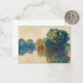 Seine at Giverny by Claude Monet Notitiekaartje (Voorkant / Achterkant in situ)