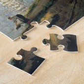 Seine bij Bougival Monet Fine Art Legpuzzel (Zijkant)