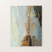 Seine bij Bougival Monet Fine Art Legpuzzel (Verticaal)