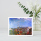 Seine Bridge at Asnières (F240)Van Gogh Fine Art Briefkaart (Staand voorkant)