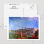 Seine Bridge at Asnières (F240)Van Gogh Fine Art Briefkaart (Voorkant / Achterkant)