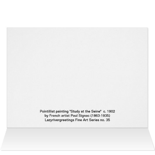 Seine door Paul Signac (Binnen Horizontaal (Boven))