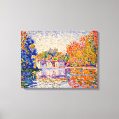 Seine door Paul Signac Canvas Afdruk (Voorkant)