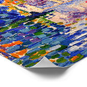 Seine door Paul Signac Poster (Hoek)