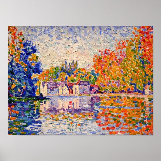 Seine door Paul Signac Poster (Voorkant)