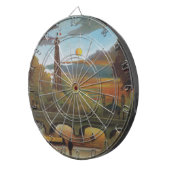 Seine & Eiffel Tower in the Sunset (Parijs, Frankr Dartbord (Voorkant Rechts)