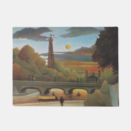 Seine & Eiffel Tower in the Sunset (Parijs, Frankr Deurmat (Voorkant)