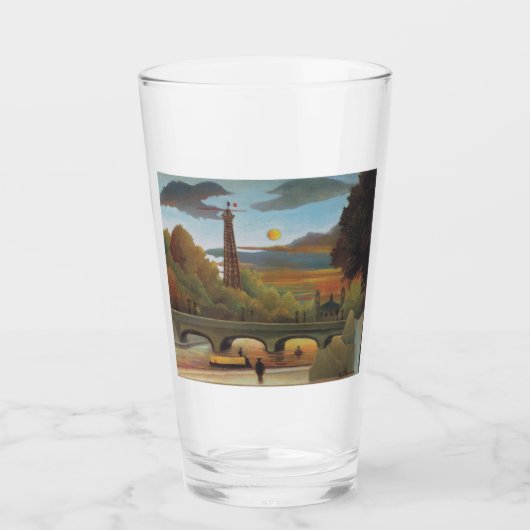 Seine & Eiffel Tower in the Sunset (Parijs, Frankr Glas (Voorkant)