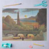 Seine & Eiffel Tower in the Sunset (Parijs, Frankr Tissuepapier (Craft)
