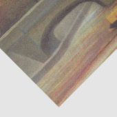 Seine & Eiffel Tower in the Sunset (Parijs, Frankr Tissuepapier (Detail)