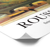 Seine en Eiffeltoren door Henri Rousseau Poster (Hoek)