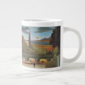 Seine- en Eiffeltoren op zonsondergang door Henri  Grote Koffiekop (Rechts)