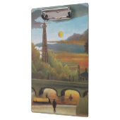 Seine- en Eiffeltoren op zonsondergang door Henri Klembord (Links)