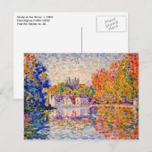 Seine Fine Art schilderen Paul Signac Briefkaart (Voorkant / Achterkant)