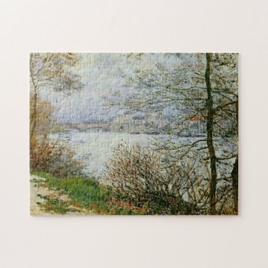 Seine, Île de la Grande Jatte Monet Fine Art Legpuzzel (Horizontaal)