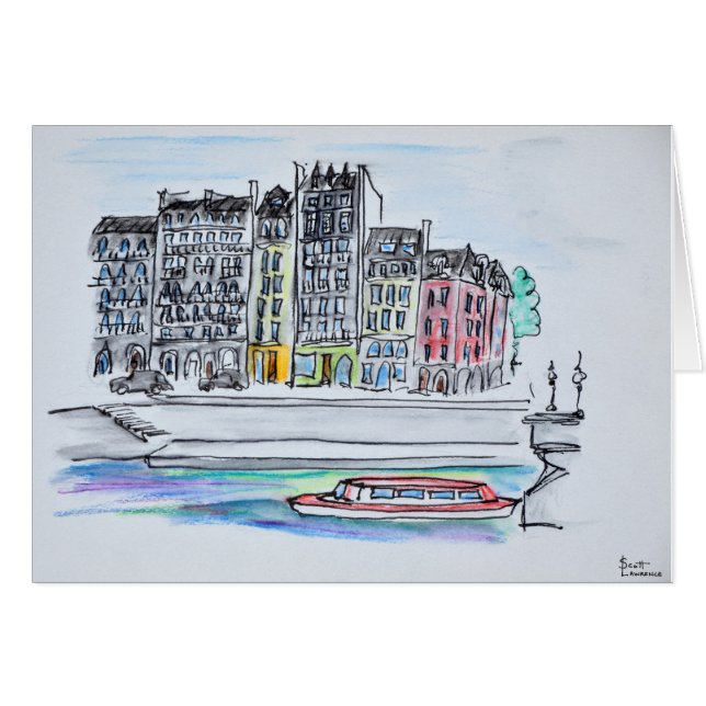 Seine | Ile Saint-Louis, Parijs (Voorkant Horizontaal)