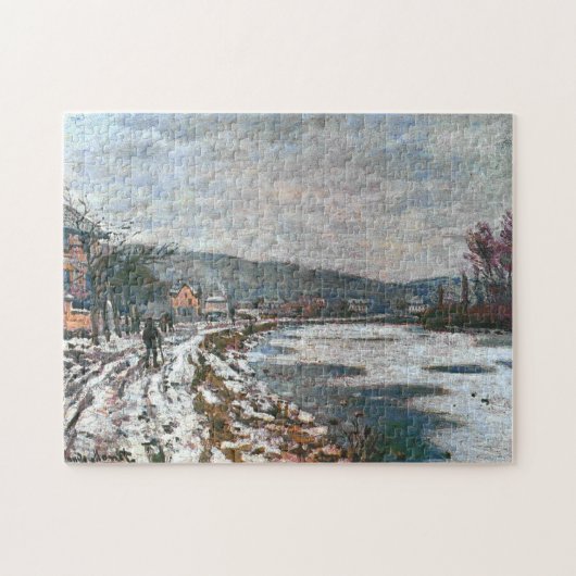 Seine in Bougival Monet Fine Art Legpuzzel (Horizontaal)