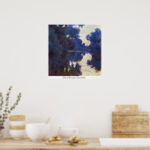 Seine in Morning door Claude Monet Poster (Keuken)