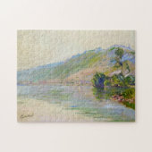 Seine in Port-Villez Clear Weather Monet Fine Art Legpuzzel (Horizontaal)