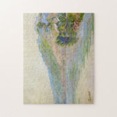 Seine in Port-Villez Clear Weather Monet Fine Art Legpuzzel (Verticaal)