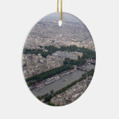 Seine River, Parijs - kerstboomversiering Keramisch Ornament (Rechts)