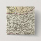 Seine River Vierkante Button 5,1 Cm (Voorkant)