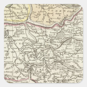 Seine River Vierkante Sticker